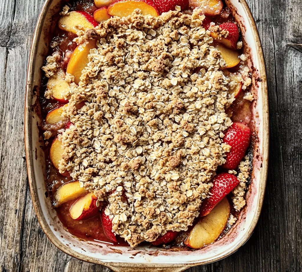 When it comes to delightful desserts, few can rival the charm of a fruit crisp. This warm, comforting dish combines the sweetness of seasonal fruits with a crunchy topping, creating a perfect balance of flavors and textures. Among the myriad of fruit combinations, strawberry and peach stand out as a classic duo. Their vibrant colors and juicy profiles not only make this dessert visually appealing but also incredibly satisfying to the palate. As strawberries and peaches reach their peak during the summer months, now is the perfect time to indulge in a homemade Strawberry Peach Crisp.