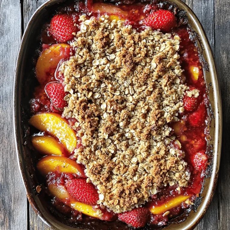When it comes to delightful desserts, few can rival the charm of a fruit crisp. This warm, comforting dish combines the sweetness of seasonal fruits with a crunchy topping, creating a perfect balance of flavors and textures. Among the myriad of fruit combinations, strawberry and peach stand out as a classic duo. Their vibrant colors and juicy profiles not only make this dessert visually appealing but also incredibly satisfying to the palate. As strawberries and peaches reach their peak during the summer months, now is the perfect time to indulge in a homemade Strawberry Peach Crisp.