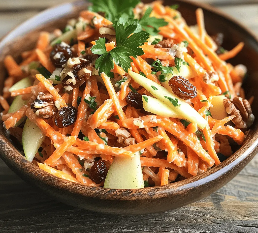 In the realm of salads, the Crunchy Carrot & Apple Delight stands out as a vibrant and satisfying option that perfectly balances taste and nutrition. This invigorating dish combines the sweetness of apples with the earthy crispness of carrots, offering a refreshing twist that can be enjoyed as a side or a light meal. As more people seek out healthy options for their diets, this salad emerges as a favorite for its simplicity, flavor, and versatility.