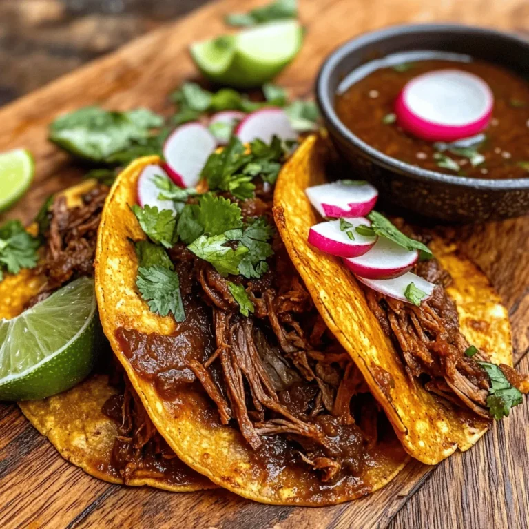 Birria tacos are a delicious Mexican dish that has captured the hearts (and stomachs) of food lovers around the world. Originating from the state of Jalisco, these tacos are filled with tender, flavorful meat, typically beef or lamb, that is slow-cooked in a rich, spiced broth. The unique combination of spices and the slow-cooking process results in meat that is not only incredibly tender but also infused with deep flavors that make each bite a delightful experience. In this article, we will explore the history of birria, the ingredients used in this recipe, and step-by-step instructions to create your very own birria tacos at home.