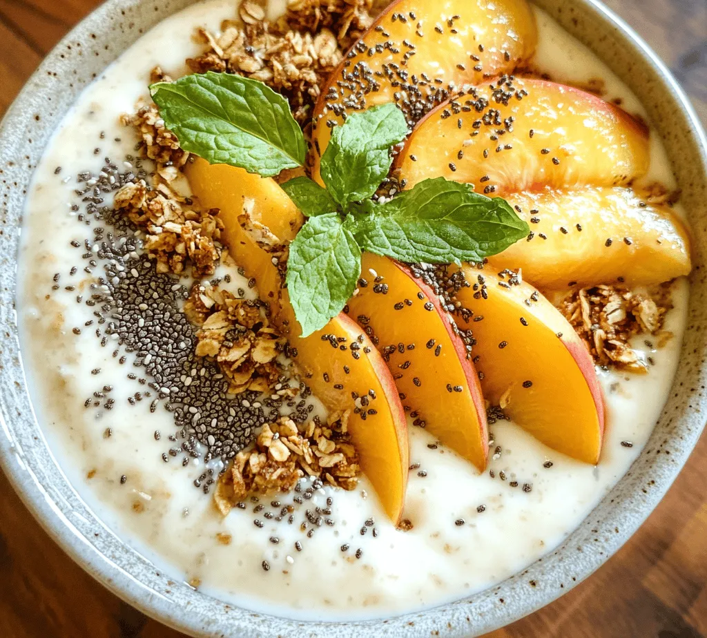 Smoothie bowls have become a delightful and nourishing option for breakfast or a snack, offering a vibrant and delicious way to pack a variety of nutrients into one meal. These bowls typically feature a thick smoothie base, topped with an assortment of fruits, nuts, seeds, and other tasty toppings to create a satisfying and visually appealing dish. One of the standout ingredients for creating a luscious smoothie bowl is the peach, especially during its peak season when the fruit is sweet, juicy, and bursting with flavor.