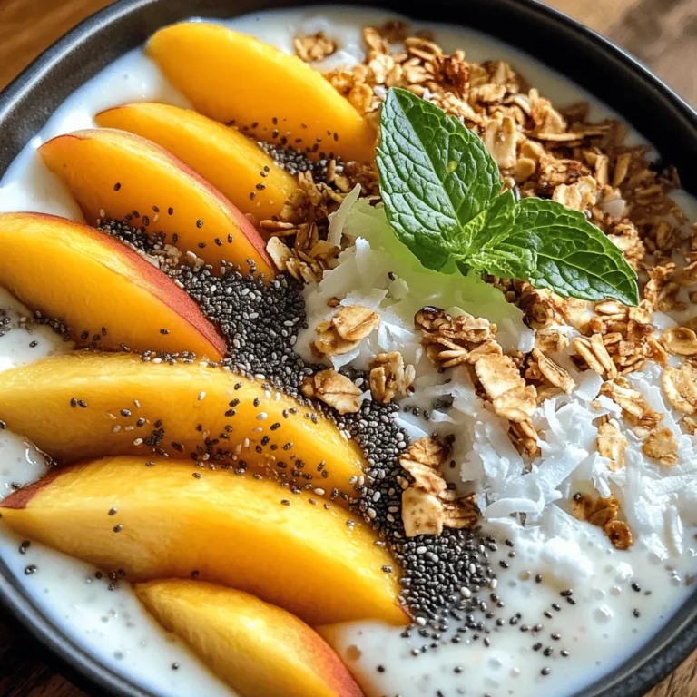 Smoothie bowls have become a delightful and nourishing option for breakfast or a snack, offering a vibrant and delicious way to pack a variety of nutrients into one meal. These bowls typically feature a thick smoothie base, topped with an assortment of fruits, nuts, seeds, and other tasty toppings to create a satisfying and visually appealing dish. One of the standout ingredients for creating a luscious smoothie bowl is the peach, especially during its peak season when the fruit is sweet, juicy, and bursting with flavor.