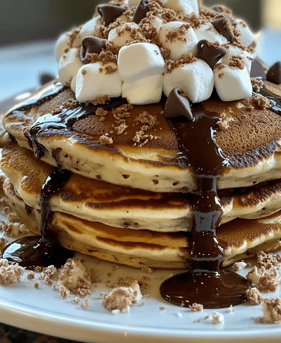 Imagine waking up to the sweet aroma of freshly cooked pancakes, the promise of gooey marshmallows, rich chocolate, and the crunch of graham crackers mingling in the air. Enter the delightful world of S’mores Pancakes—a perfect fusion of the nostalgic campfire treat and the beloved breakfast staple. This recipe brings together all the comforting flavors of traditional S’mores and transforms them into a breakfast dish that will have your family and friends clamoring for seconds.