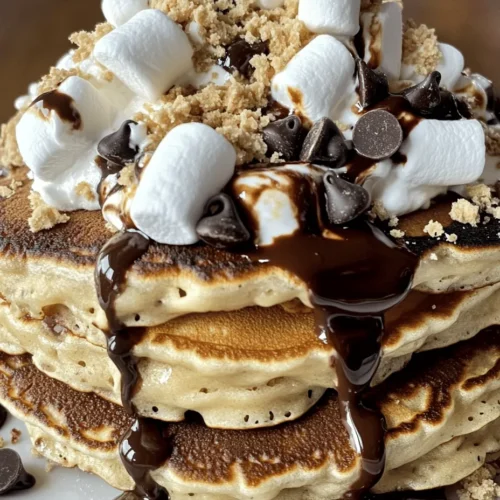Imagine waking up to the sweet aroma of freshly cooked pancakes, the promise of gooey marshmallows, rich chocolate, and the crunch of graham crackers mingling in the air. Enter the delightful world of S’mores Pancakes—a perfect fusion of the nostalgic campfire treat and the beloved breakfast staple. This recipe brings together all the comforting flavors of traditional S’mores and transforms them into a breakfast dish that will have your family and friends clamoring for seconds.