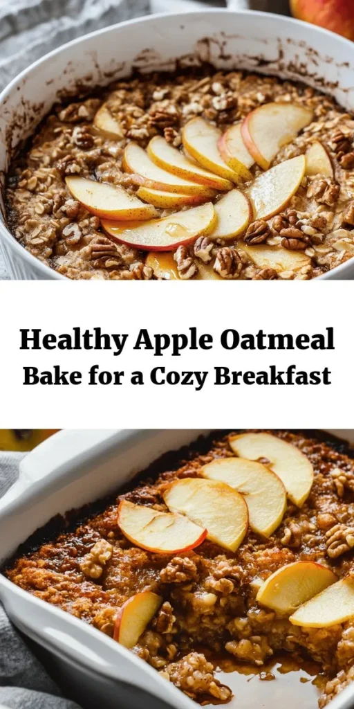 Start your mornings with this delicious and healthy apple oatmeal breakfast bake! Made with wholesome ingredients like rolled oats, fresh apples, and a hint of maple syrup, this recipe is packed with flavor and nutrition. It’s easy to prepare, bakes in just 30-35 minutes, and can be enjoyed warm with a sprinkle of nuts or dried fruits. Perfect for a quick breakfast or a comforting brunch, this dish is sure to become a favorite in your home!