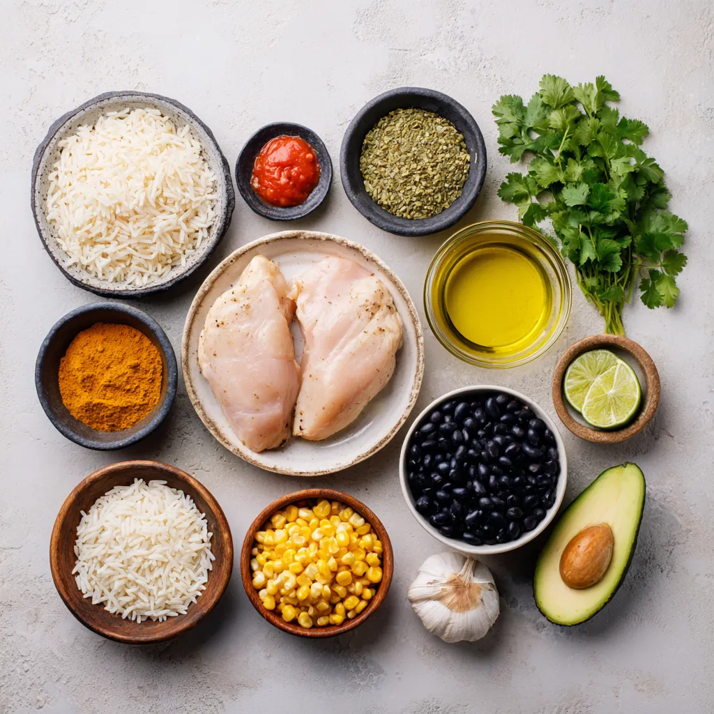 Tropical Chicken Curry Burrito Bowl is an exciting and flavorful dish that perfectly balances the spicy warmth of curry with the creamy goodness of coconut milk. This vibrant bowl features a combination of aromatic spices, tender chicken, and a variety of wholesome ingredients—all served over a base of fluffy basmati rice. It’s a sumptuous meal that not only pleases the palate but also nourishes the body with its array of proteins, vegetables, and grains.