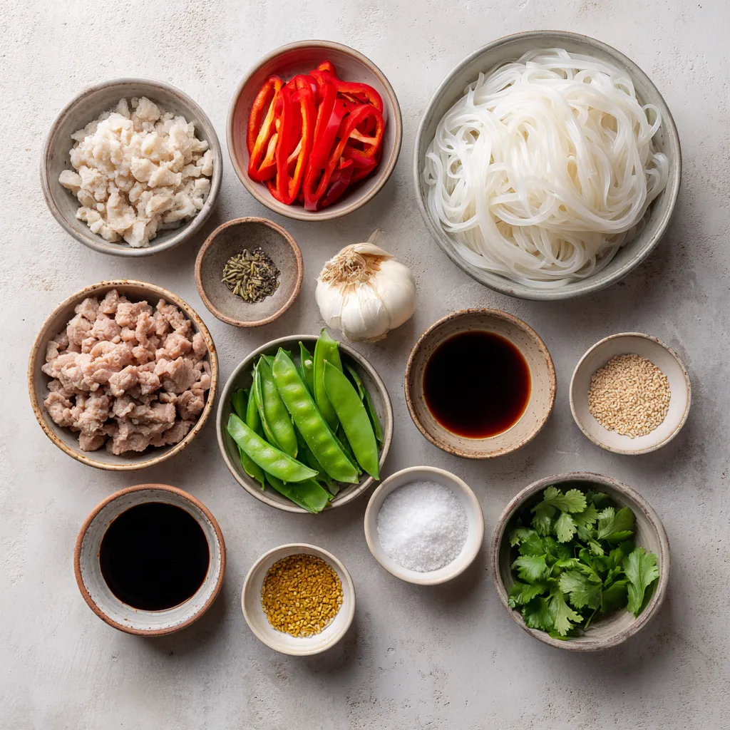 An exploration of the savory flavors of Teriyaki Pork Noodles is an adventure into the world of delicious Asian cuisine. This dish combines tender pork loin, fresh vegetables, and delicate rice noodles in a sweet and savory teriyaki sauce. The allure of Teriyaki Pork Noodles lies not only in its flavorful profile but also in the visual appeal created by the colorful vegetables and the glossy sauce. Whether you're looking for a quick weeknight meal or seeking to impress your guests during a dinner party, this recipe promises to delight your taste buds and satisfy your cravings.