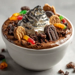 As Halloween approaches, the allure of spooky-themed desserts takes center stage, captivating the imagination of both children and adults alike. The Spooky Graveyard Pudding Trifle exemplifies the festive spirit of the season, combining delightful flavors and eye-catching presentations that make it an instant hit at Halloween parties and gatherings. This dessert stands out not only for its astonishing visuals that evoke images of graveyards but also for its delightful layers that blend the richness of chocolate, the creaminess of whipped toppings, and the fun twist of gummy worms.