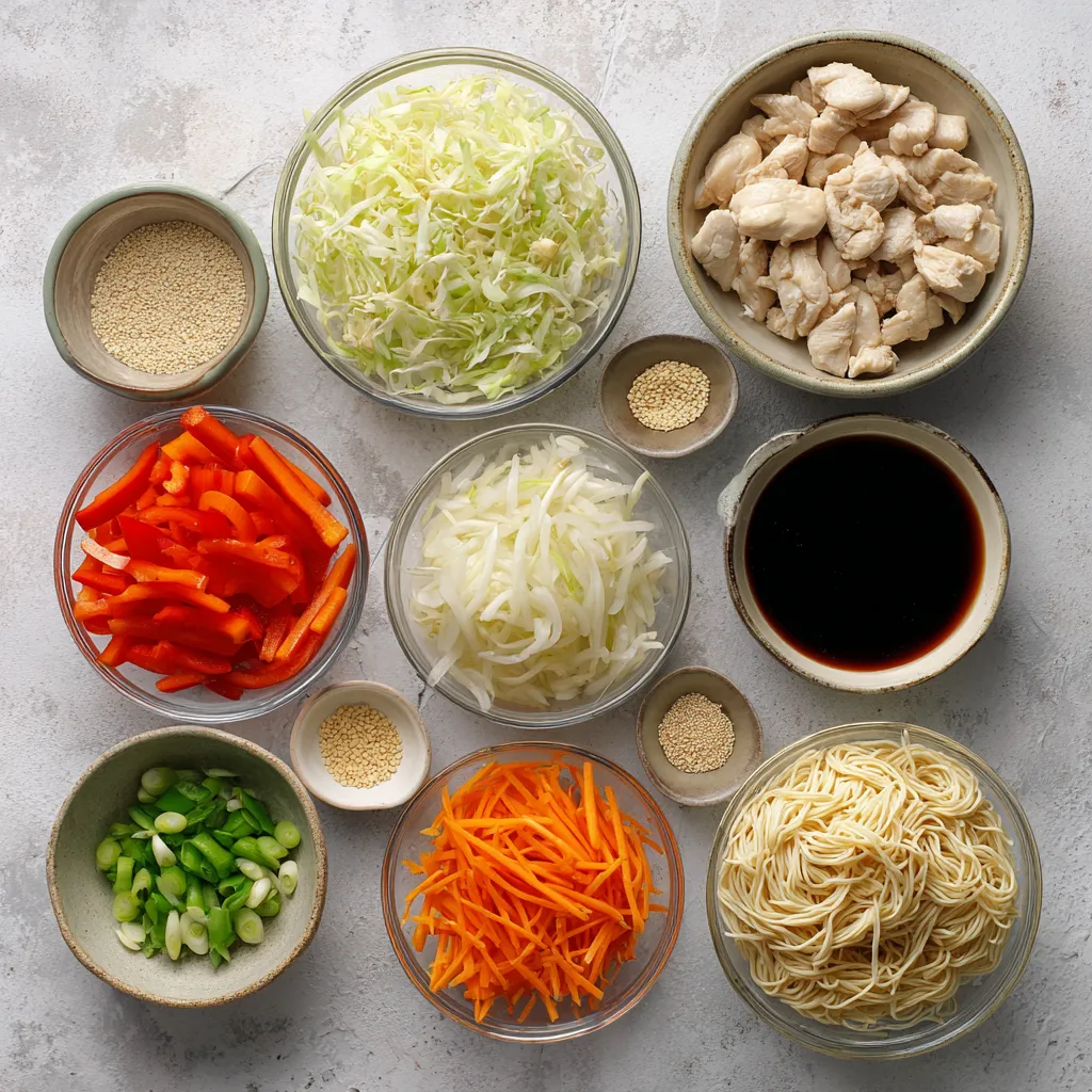 Delve into the delectable world of Chow Mein Chicken Sensation, a dish that tantalizes with its rich flavors and vibrant ingredients. This delightful recipe showcases tender chicken thighs marinated in a savory blend of sauces, combined with an array of colorful vegetables and hearty noodles. The harmonious combination of tastes and textures makes this dish not only visually appealing but also a culinary delight for the palate.