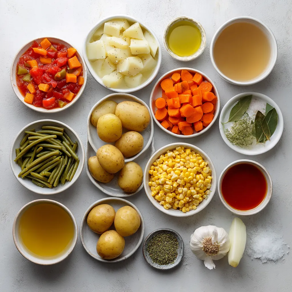 The allure of a warm, nourishing dish awaits with this Hearty Crockpot Vegetable Delight, making it a perfect option for busy days or chilly nights. This recipe showcases a melange of vibrant vegetables, all cooked to savory perfection in a slow cooker. Ideal for those looking to enjoy a wholesome meal with minimal effort, this vegetable stew is not only delicious but also packed with nutrients. With a rich broth enveloping tender vegetables, each bowl invites comfort and satisfaction.