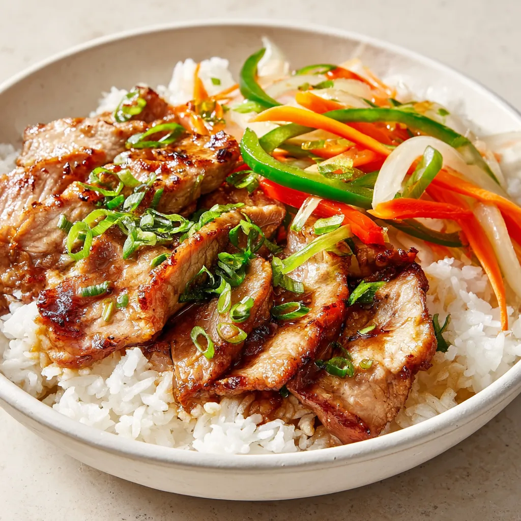 Savory Pork Shogayaki is a delectable Japanese dish that brilliantly marries the rich flavors of tender pork with aromatic ginger and a sweet-salty sauce. This meal is perfect for any occasion, whether it’s a weeknight dinner or a special gathering with family and friends. The combination of thinly sliced pork, crunchy vegetables, and the savory marinade creates an explosion of flavors that is both comforting and fulfilling.