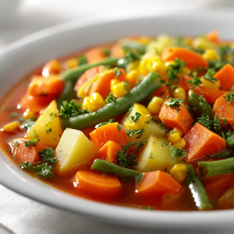 The allure of a warm, nourishing dish awaits with this Hearty Crockpot Vegetable Delight, making it a perfect option for busy days or chilly nights. This recipe showcases a melange of vibrant vegetables, all cooked to savory perfection in a slow cooker. Ideal for those looking to enjoy a wholesome meal with minimal effort, this vegetable stew is not only delicious but also packed with nutrients. With a rich broth enveloping tender vegetables, each bowl invites comfort and satisfaction.