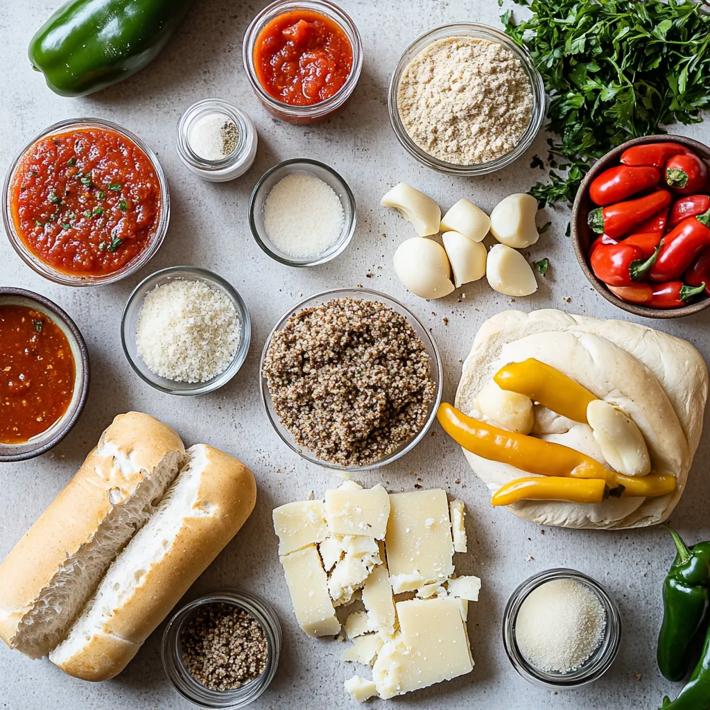 Embrace the ultimate comfort food experience with Cheesy Meatball Subs Delight. This recipe combines juicy meatballs with a rich marinara sauce, all enveloped in soft hoagie rolls and topped with molten mozzarella cheese. Each bite offers a delightful combination of flavors and textures that will tantalize your taste buds. Perfect for casual family dinners or lively game day feasts, these scrumptious subs bring warmth and satisfaction to any gathering.