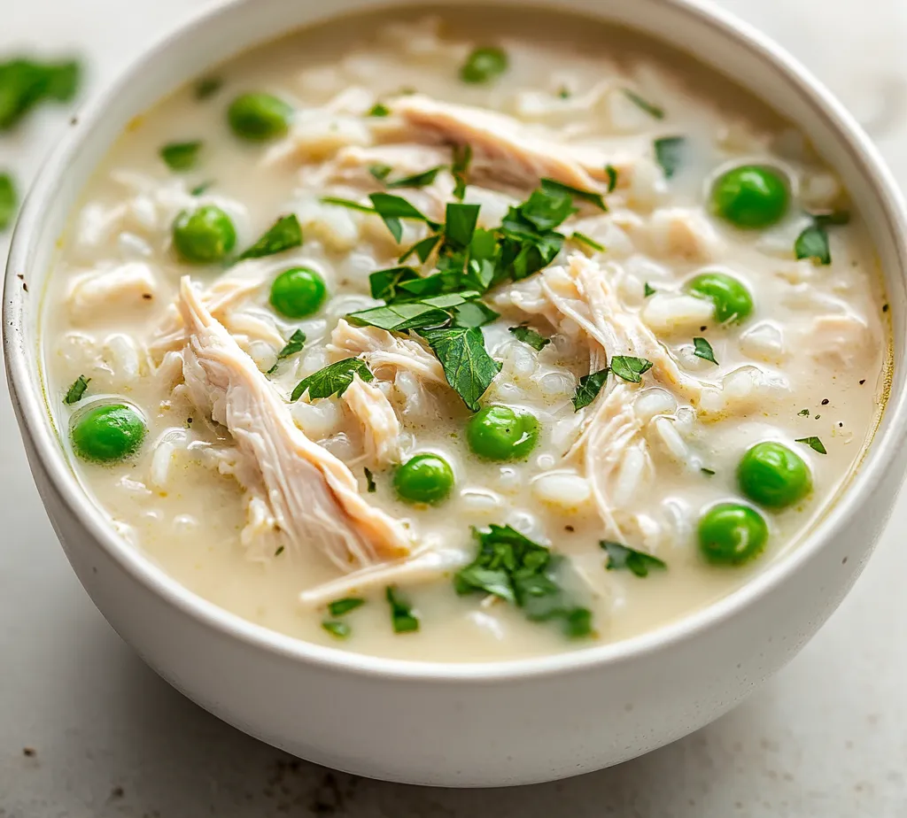 Exploring the comforting world of homemade soups, Creamy Chicken and Rice Soup Delight stands out as a hearty option filled with flavors and textures. This recipe embodies rich creaminess complemented by tender chicken and perfectly cooked rice, all enveloped in a savory broth. Whether you’re looking for a cozy weeknight dinner or a dish to warm your soul on a chilly day, this creamy soup will certainly satisfy. The aromatic garlic and herbs enhance the flavor profile, making each spoonful a comforting experience.