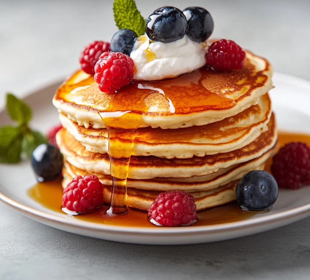 This fluffy gluten-free cottage cheese pancake recipe is a delightful twist on traditional pancakes, offering a protein-packed breakfast option that's both satisfying and delicious. Perfect for anyone following a gluten-free diet, these pancakes blend the rich texture of cottage cheese with the light fluffiness of a classic pancake, making them ideal for a charming breakfast or brunch gathering. The inclusion of cottage cheese elevates both the flavor and the nutritional profile, ensuring every bite is a treat for the taste buds.