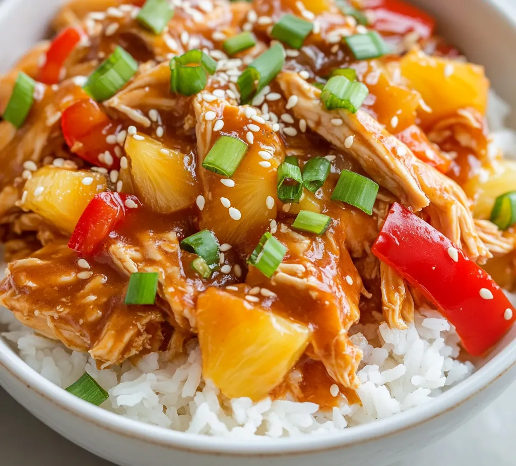Sweet Hawaiian Crockpot Chicken Delight is a delightful dish that brings tropical flavors straight to your dinner table. The combination of tender chicken thighs simmered in a sweet and savory sauce, accompanied by vibrant bell peppers, onions, and juicy pineapple, creates a perfect harmony of textures and flavors. Ideal for family gatherings or busy weeknights, this dish requires minimal preparation and lets your crockpot take care of the cooking. As the tantalizing aromas fill your kitchen, you’ll know that a delicious meal is just hours away.