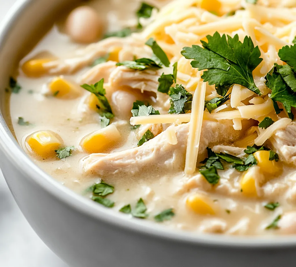 Exploring new and comforting recipes is an essential part of culinary adventures. Creamy White Chicken Chili Delight offers a unique twist on traditional chili, bringing forth a delightful blend of flavors and textures. This dish is not just tasty but also warms the soul, making it perfect for any occasion. Whether you're looking for a simple weeknight dinner or a comforting dish to share with loved ones, this creamy chili can easily fit the bill. The combination of tender chicken, hearty white beans, and a luscious creamy broth creates a meal that's satisfying and sure to please everyone at the table.