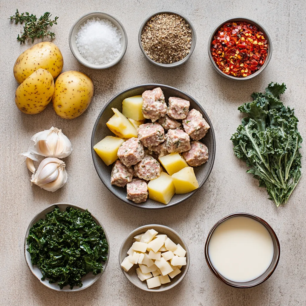 Explore the comforting flavors of a classic Italian dish with a healthy twist: Wholesome Slow Cooker Zuppa Toscana Soup. This hearty soup is ideal for chilly evenings, blending robust ingredients for a delightful meal that requires minimal effort. Discover how the combination of savory sausage, tender potatoes, and vibrant kale can create a satisfying experience for the whole family. This unique version of Zuppa Toscana swaps traditional cream for almond milk and uses Italian turkey sausage, making it a lighter yet equally satisfying alternative. Not only does the use of these wholesome ingredients contribute to a delicious flavor profile, but it also enhances the nutritional value of a beloved comfort food.