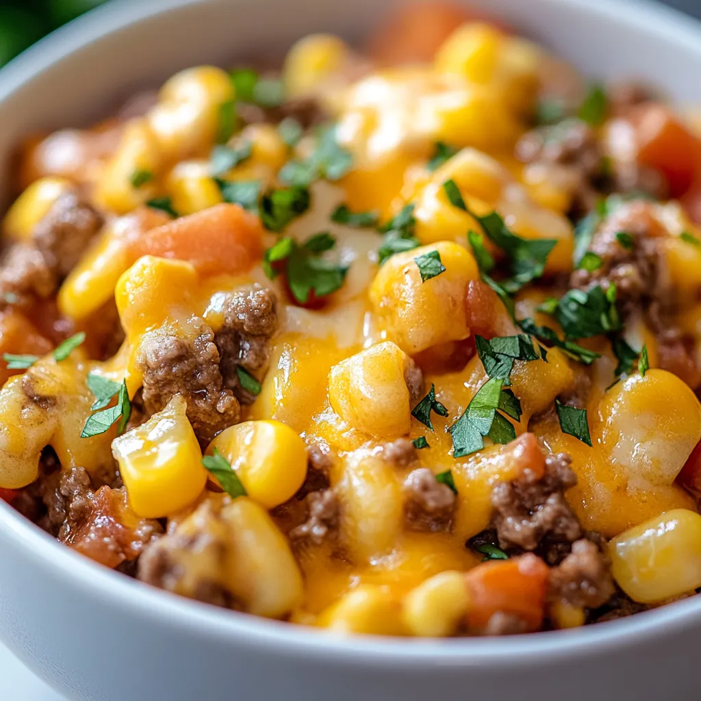 Exploring the world of comforting meals often leads us to delightful one-pot recipes that minimize cleanup while maximizing flavor. The Cheesy One-Pot Hamburger Delight stands out as a quintessential dish, perfect for families or gatherings. Boasting a hearty blend of ground beef, pasta, vegetables, and melty cheese, this dish is not just a meal but an experience. With each bite, you will appreciate the combination of savory ingredients and the rich, creamy texture that comes from the generous amount of cheddar cheese melted into the dish.