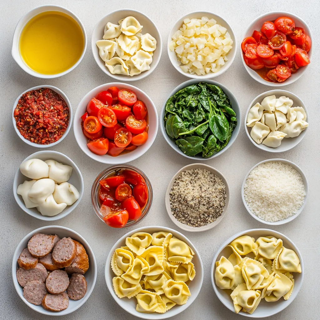 Exploring the satisfying warmth of hearty soups can transform cold days into delightful culinary experiences. One such dish is the Hearty Tortellini Soup with Italian Sausage & Spinach. This comforting recipe features a rich broth infused with the savory flavors of Italian sausage and complemented by the soft texture of cheese tortellini and the fresh herbal notes of spinach. It's a perfect combination of flavors and textures that promises to comfort and nourish, making it an ideal choice for family dinners or cozy gatherings with friends.