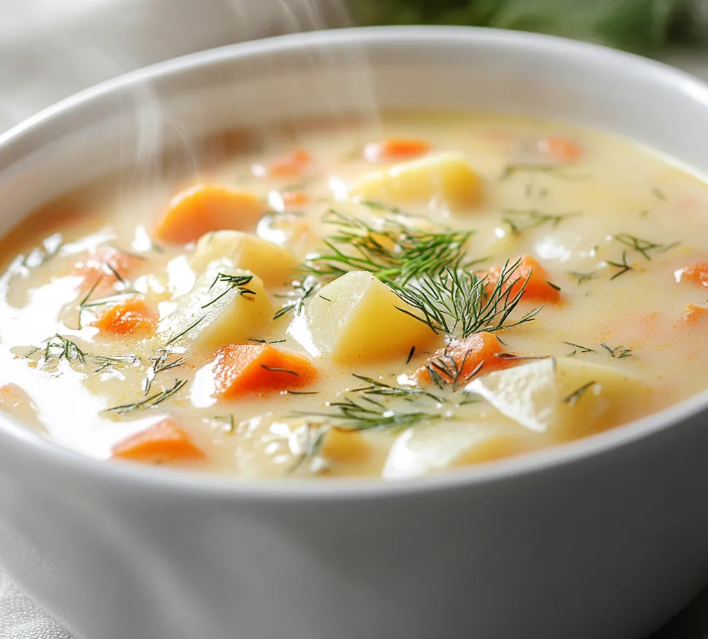 Zupa Ziemniaczana, or hearty Polish potato soup, is a beloved dish deeply rooted in Polish culture. This comforting soup is not just a meal but a reminder of home and warmth, often shared among families during chilly evenings. The simplicity of its ingredients belies the depth of flavor that develops, showcasing how the humble potato can take center stage in a dish brimming with heartiness and comfort.