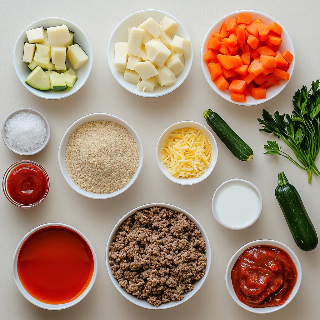 Cheesy Loaded Meatloaf Casserole with Vegetables is a hearty, comforting dish that perfectly blends flavors and textures. This casserole elevates the traditional meatloaf to an entirely new level by incorporating a delicious combination of both ground beef and pork, providing a rich and succulent taste. The addition of colorful vegetables like bell peppers, zucchini, and carrots not only enhances its nutritional value but also adds freshness and vibrancy to every bite.