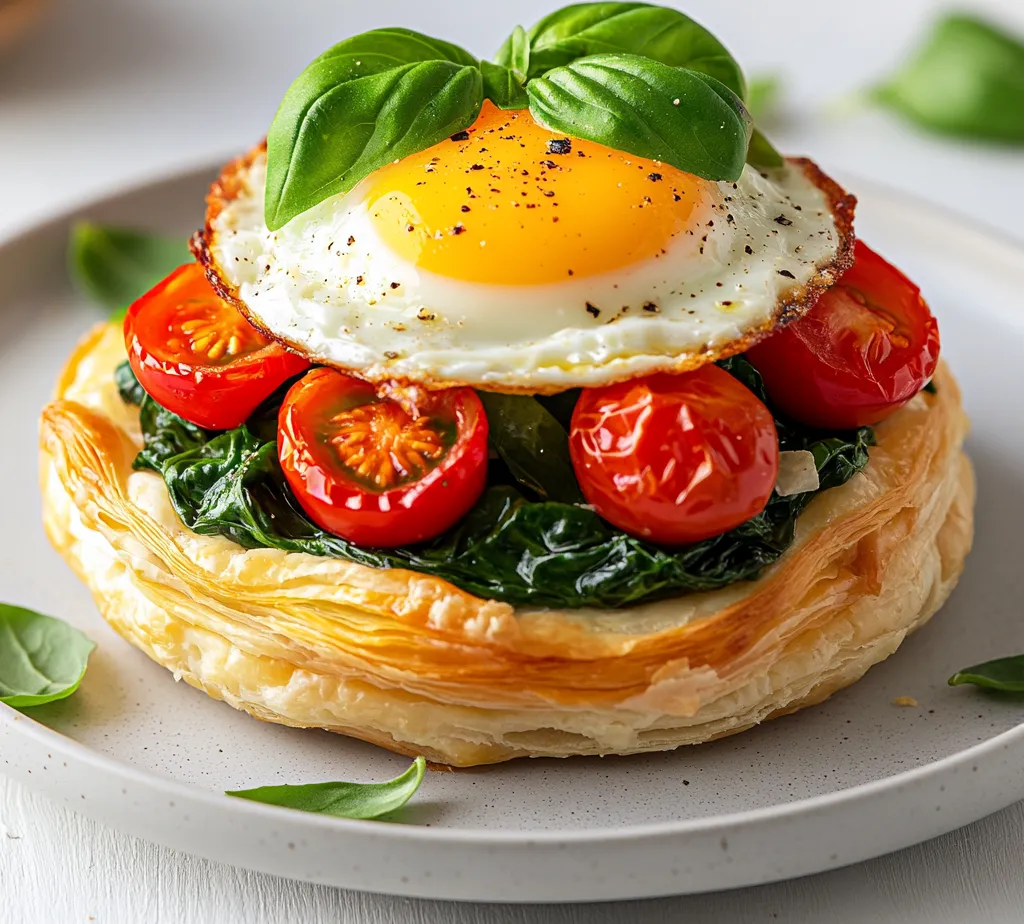 Delve into the delicious world of Baked Eggs Napoleon with Spinach and Ricotta, a dish that masterfully combines delicate layers of puff pastry with fresh ingredients for an elegant yet simple meal. This recipe is ideal for brunches, special occasions, or everyday dining. The contrast between the flaky pastry and creamy filling creates a delightful experience for your taste buds, making it a standout dish.