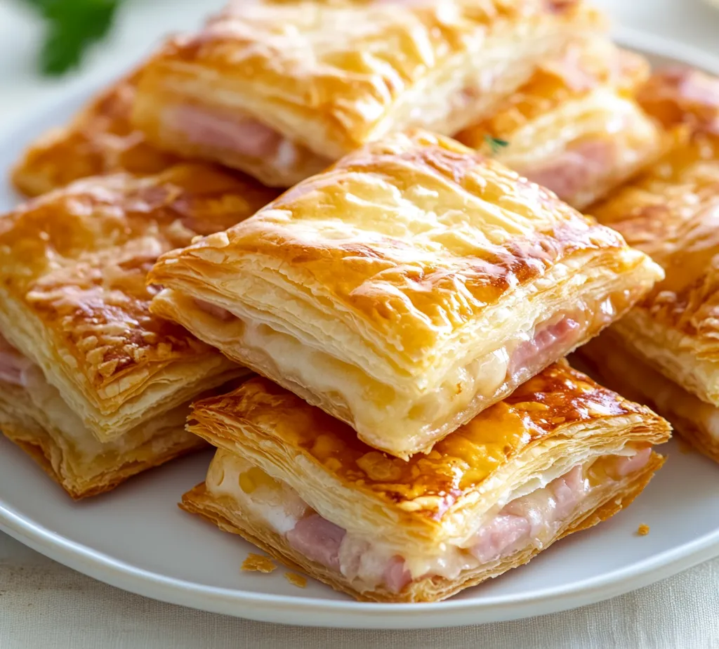 Crispy Ham and Cheese Puff Pastry Squares are the quintessential savory snack that combines delightful textures and rich flavors. With layers of flaky pastry enveloping a gooey cheese and savory ham filling, these squares are a delightful addition to any gathering. Whether you're hosting a party, preparing finger foods for a family game night, or simply looking for an easy weeknight treat, these puff pastry squares are sure to impress.