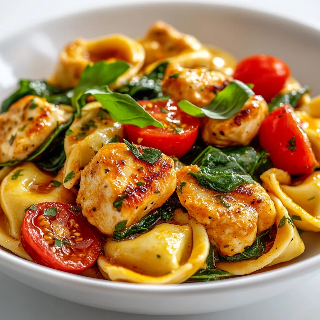 Cajun cuisine, deeply rooted in the vibrant culture of Louisiana, brings together a delightful fusion of flavors that are both bold and aromatic. Known for its rich spices and smoky undertones, it incorporates a variety of techniques and ingredients that celebrate the Southern roots of the region. One standout dish that embodies these characteristics while also fusing traditional Italian elements is the Cajun Chicken Tortellini with Creamy Garlic Sauce. It masterfully combines the indulgence of cheese tortellini with the spicy kick of Cajun-seasoned chicken, resulting in a dish that is not only satisfying but deeply flavorful.