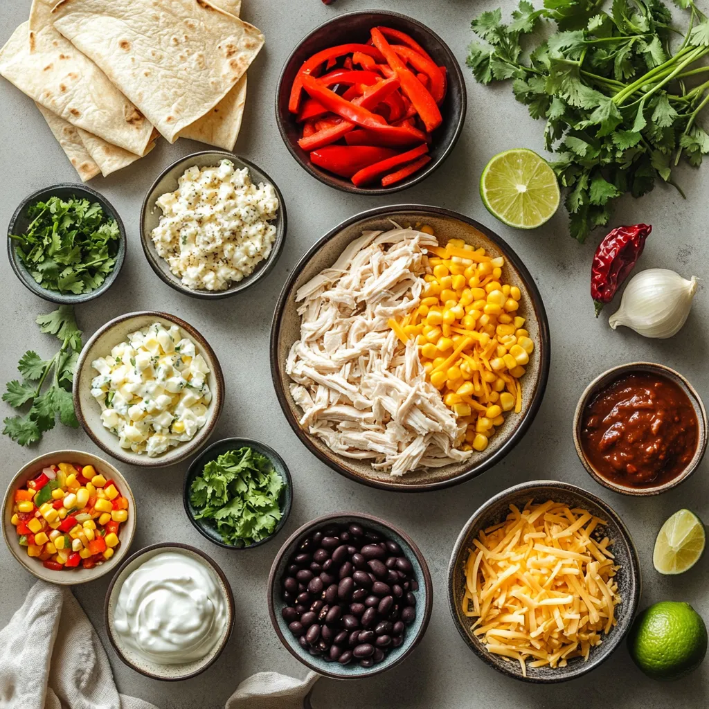 Understanding the charm of Mexican cuisine often starts with vibrant dishes like enchiladas. The Protein-Packed Fiesta Chicken Enchiladas offer a wholesome spin on this classic dish, loaded with nutritious ingredients that not only satisfy but also excite the palate. With a focus on heartiness and flavor, this recipe is crafted using accessible ingredients that can elevate your dinner experience. Ideal for family gatherings or weeknight dinners, these enchiladas incorporate a range of textures and flavors, from the creamy filling to the gooey cheese topping.