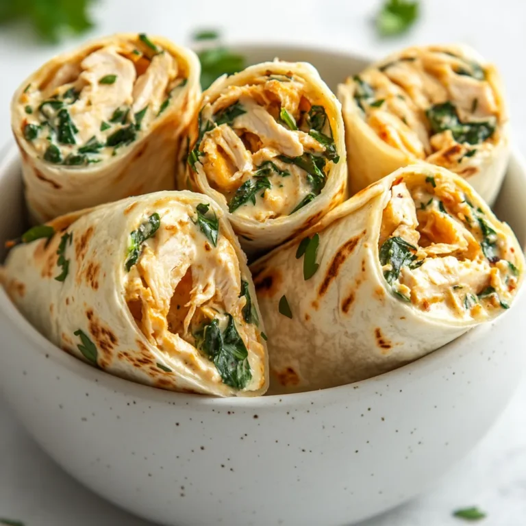 Cheesy garlic chicken wraps are a delectable option for anyone seeking a flavorful and satisfying meal that can be enjoyed any time of the day. Combining tender shredded chicken with a rich blend of cheeses and a medley of fresh ingredients, this recipe promises a burst of flavor wrapped in a warm, crispy tortilla. Perfect for weeknight dinners, these wraps can also be a hit at casual gatherings, providing a crowd-pleasing option that is easy to prepare and even easier to enjoy.