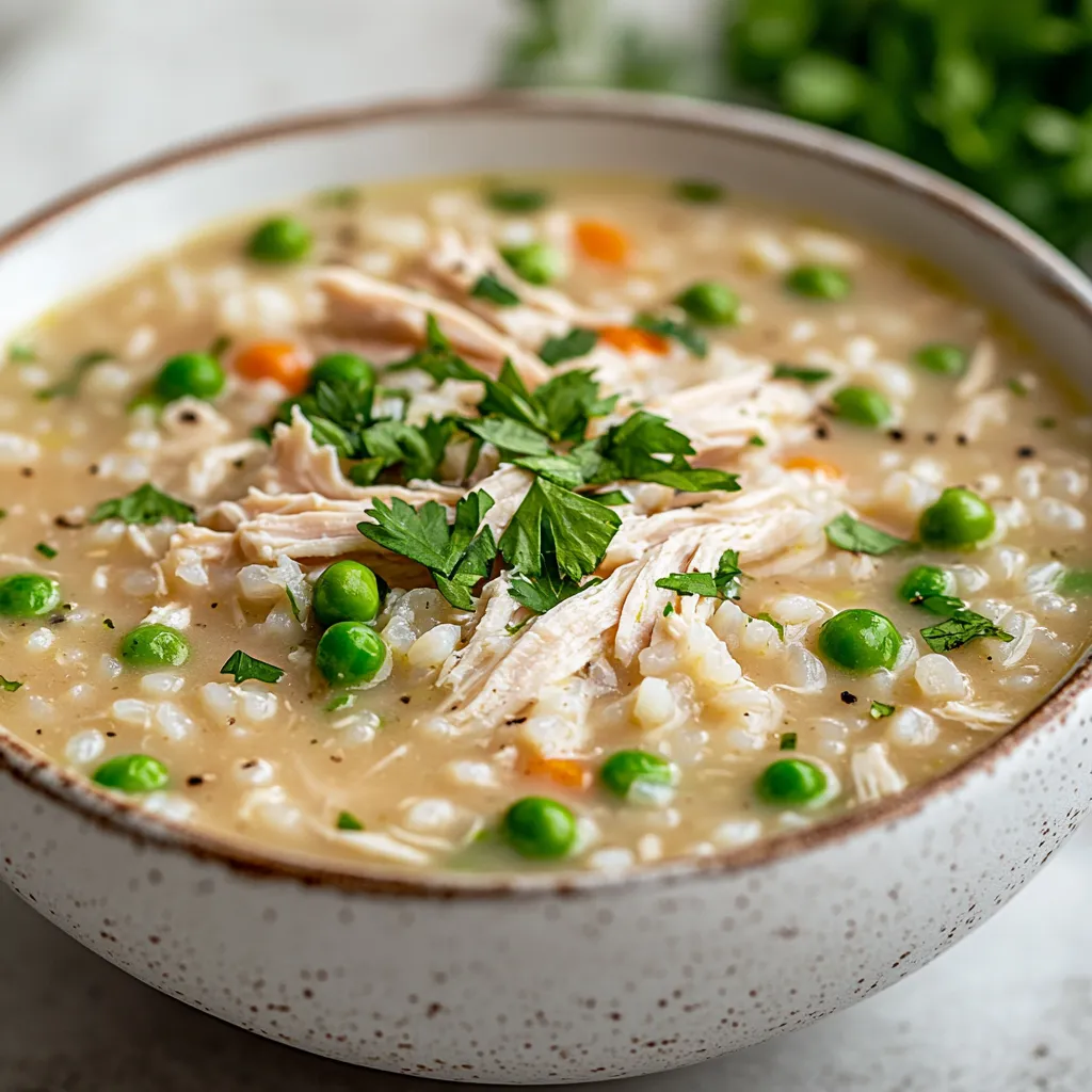 Exploring the comforting world of homemade soups, Creamy Chicken and Rice Soup Delight stands out as a hearty option filled with flavors and textures. This recipe embodies rich creaminess complemented by tender chicken and perfectly cooked rice, all enveloped in a savory broth. Whether you’re looking for a cozy weeknight dinner or a dish to warm your soul on a chilly day, this creamy soup will certainly satisfy. The aromatic garlic and herbs enhance the flavor profile, making each spoonful a comforting experience.