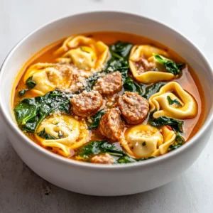 Exploring the satisfying warmth of hearty soups can transform cold days into delightful culinary experiences. One such dish is the Hearty Tortellini Soup with Italian Sausage & Spinach. This comforting recipe features a rich broth infused with the savory flavors of Italian sausage and complemented by the soft texture of cheese tortellini and the fresh herbal notes of spinach. It's a perfect combination of flavors and textures that promises to comfort and nourish, making it an ideal choice for family dinners or cozy gatherings with friends.