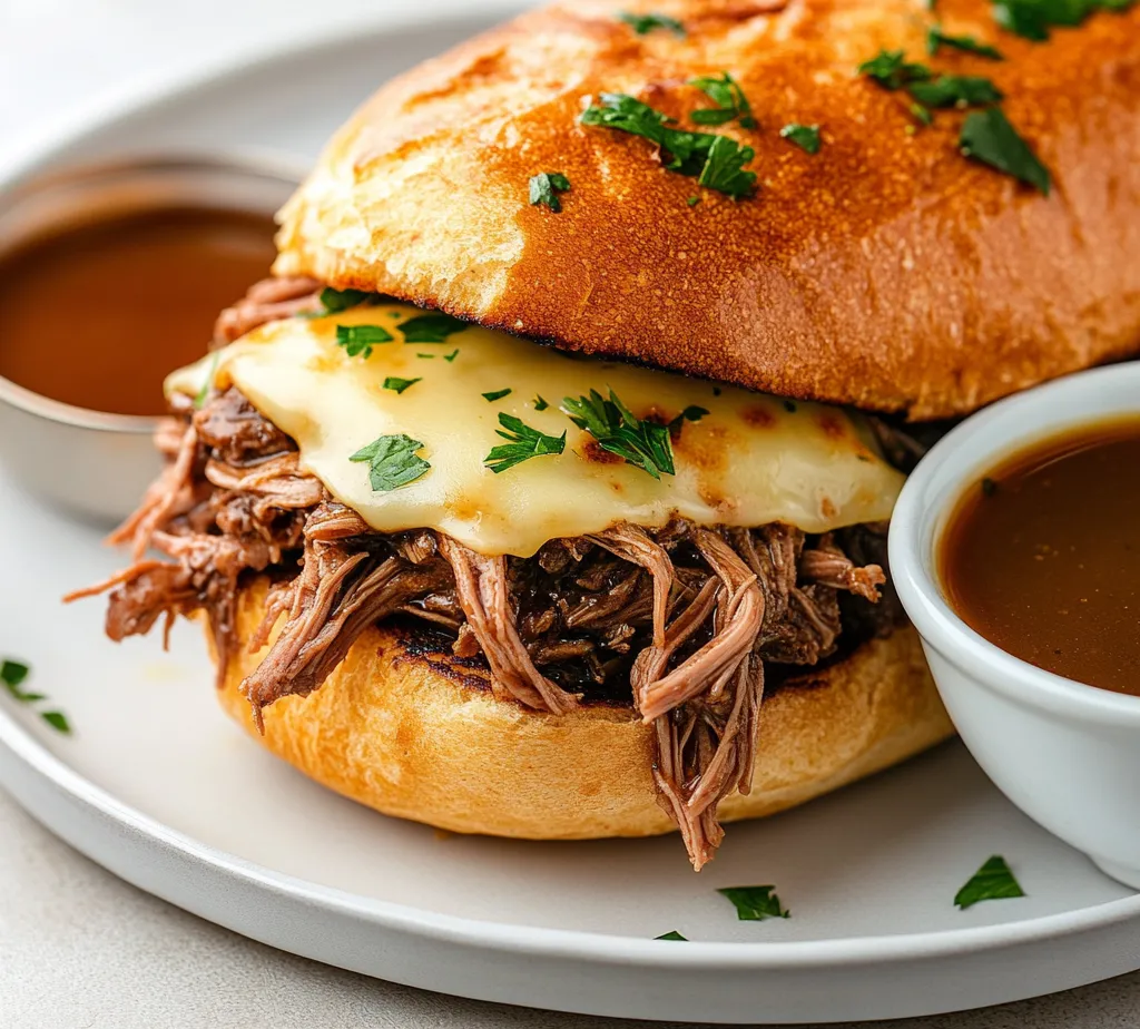 The allure of the French Dip sandwich lies in its rich flavors and satisfying textures. Originating from the United States, this beloved dish features tender, shredded beef enveloped in a crusty roll with the added zest of savory dipping broth. French Dip sandwiches are a staple in many restaurants and homes alike, celebrated for their simplicity and depth of flavor. Here, we delve into a slow-cooked version that transforms the classic into a comforting meal perfect for any occasion: family gatherings, game day, or simply a cozy night in.