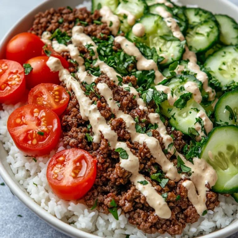 In the realm of global cuisine, few culinary adventures are as vibrant and rich as the flavors of the Middle East. Middle Eastern Spiced Beef Bowls offer a delightful medley of spices and textures, from the savory ground beef to the refreshing crunch of vegetables. This recipe combines aromatic seasonings with fresh ingredients to create a satisfying meal that's perfect for family dinners or meal prepping. The harmonious blend of spices such as cumin, coriander, and cinnamon provides an aromatic experience that will transport your taste buds to far-off lands.