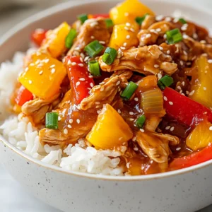 Sweet Hawaiian Crockpot Chicken Delight is a delightful dish that brings tropical flavors straight to your dinner table. The combination of tender chicken thighs simmered in a sweet and savory sauce, accompanied by vibrant bell peppers, onions, and juicy pineapple, creates a perfect harmony of textures and flavors. Ideal for family gatherings or busy weeknights, this dish requires minimal preparation and lets your crockpot take care of the cooking. As the tantalizing aromas fill your kitchen, you’ll know that a delicious meal is just hours away.