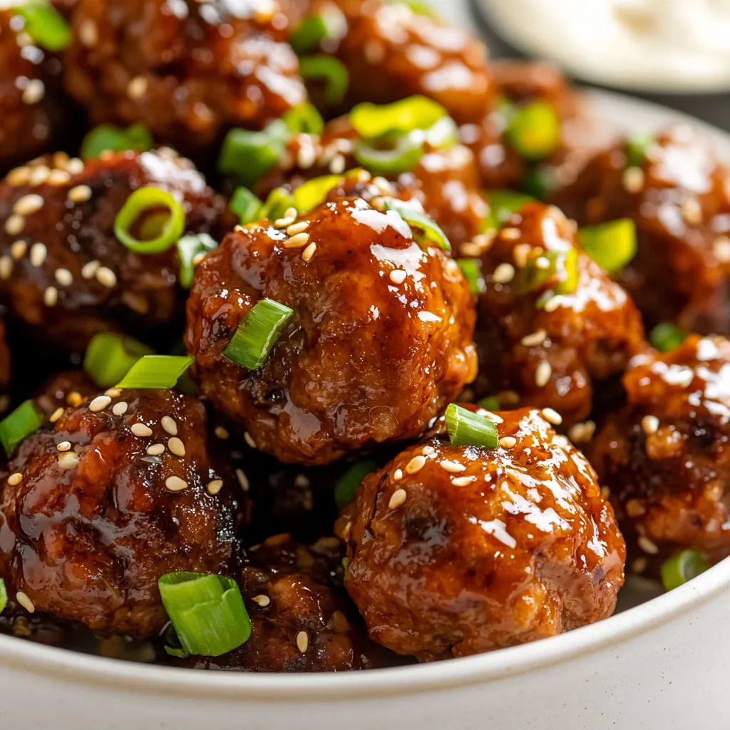 The rich and vibrant flavors of Korean cuisine offer a delightful experience for any food lover. Among the myriad of dishes that encapsulate this culinary tradition, savory Korean BBQ meatballs stand out for their delicious taste and satisfying texture. These meatballs, paired with a fiery mayo dip, create a unique fusion of savory and spicy, appealing to both meat lovers and adventurous eaters alike. The heat from the gochujang combined with the umami of the soy sauce makes each bite a taste sensation, while the creamy dip provides a contrasting texture that enhances the overall dining experience.