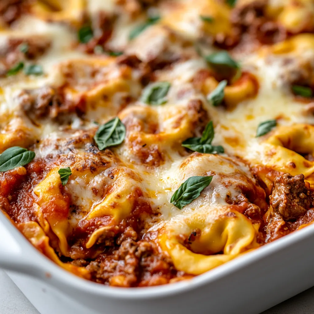 The blend of savory beef, creamy cheeses, and tender tortellini makes this Savory Beef and Cheese Tortellini Casserole a perfect comfort food option for any dinner. This dish is packed with flavor and easy to prepare, making it a true family-friendly option that comes together in under an hour. With each bite, you’ll experience a delightful combination of textures and tastes that cater to both children and adults alike. Whether it's a hectic weeknight dinner or a special occasion, this casserole holds the promise of satisfaction and warmth, making it a staple for many households.