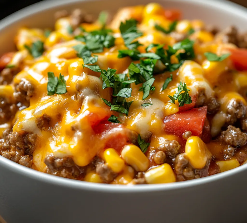 Exploring the world of comforting meals often leads us to delightful one-pot recipes that minimize cleanup while maximizing flavor. The Cheesy One-Pot Hamburger Delight stands out as a quintessential dish, perfect for families or gatherings. Boasting a hearty blend of ground beef, pasta, vegetables, and melty cheese, this dish is not just a meal but an experience. With each bite, you will appreciate the combination of savory ingredients and the rich, creamy texture that comes from the generous amount of cheddar cheese melted into the dish.
