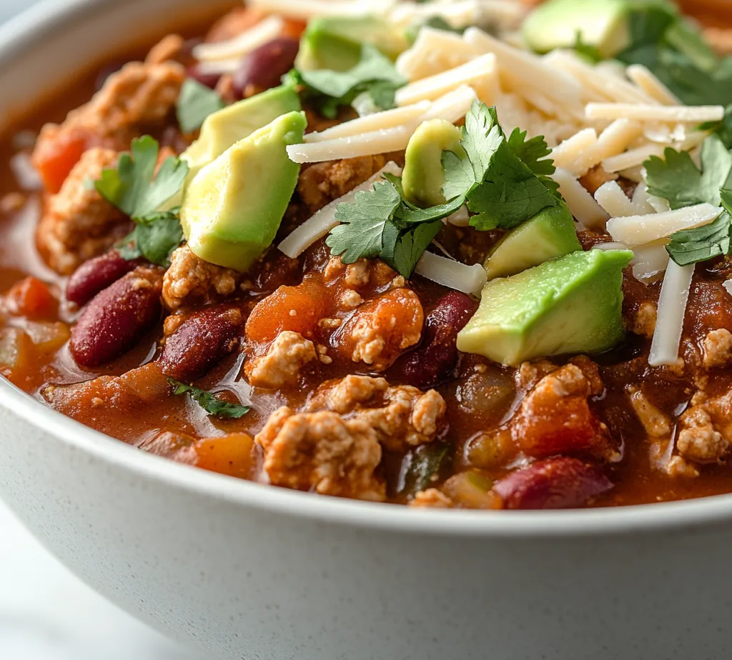 Delve into the comforting world of slow-cooked meals with the Cozy Slow-Cooker Turkey Chili Delight. This scrumptious dish combines lean ground turkey with a medley of beans, tomatoes, and spices, creating a hearty meal that warms the soul. Ideal for busy families and meal prepping, this chili can be easily customized with various toppings to satisfy every palate.