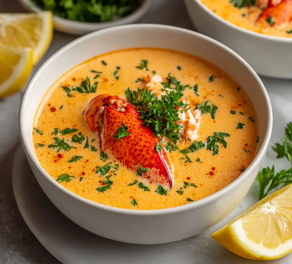 The rich, velvety texture of Lobster Delight Bisque makes it a standout dish, perfect for special occasions or a cozy night in. This recipe combines the delicate flavors of fresh lobster, aromatic vegetables, and a touch of cream, creating a luxurious experience for your palate. The complexity of flavors and the silky consistency of this bisque not only tantalizes the taste buds but also elevates the dining experience to a gourmet level.