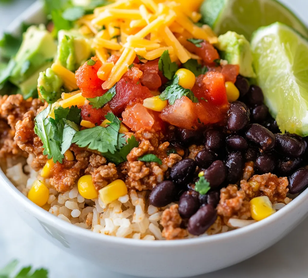 Taco rice bowls have quickly become a staple in modern cuisine due to their delightful blend of flavors and textures. These bowls combine the savory essence of traditional tacos with the heartiness of rice, making for a satisfying meal that caters to a variety of palates. The Taco Rice Bowl Delight stands out as an easy-to-make dish that is not only delicious but also visually appealing, making it a perfect option for busy evenings when you want to enjoy a nutritious dinner without spending hours in the kitchen.