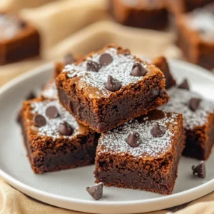 Autumn Bliss Pumpkin Chocolate Brownies present a delightful fusion of flavors that perfectly captures the essence of fall. Enriched with the warm, comforting notes of pumpkin and aromatic spices, these brownies not only offer a pleasing taste but also provide a moist and fudgy texture that chocolate lovers will adore. They serve as an ideal dessert to share at cozy gatherings or festive occasions, evoking the spirit of the season right in every decadent bite.