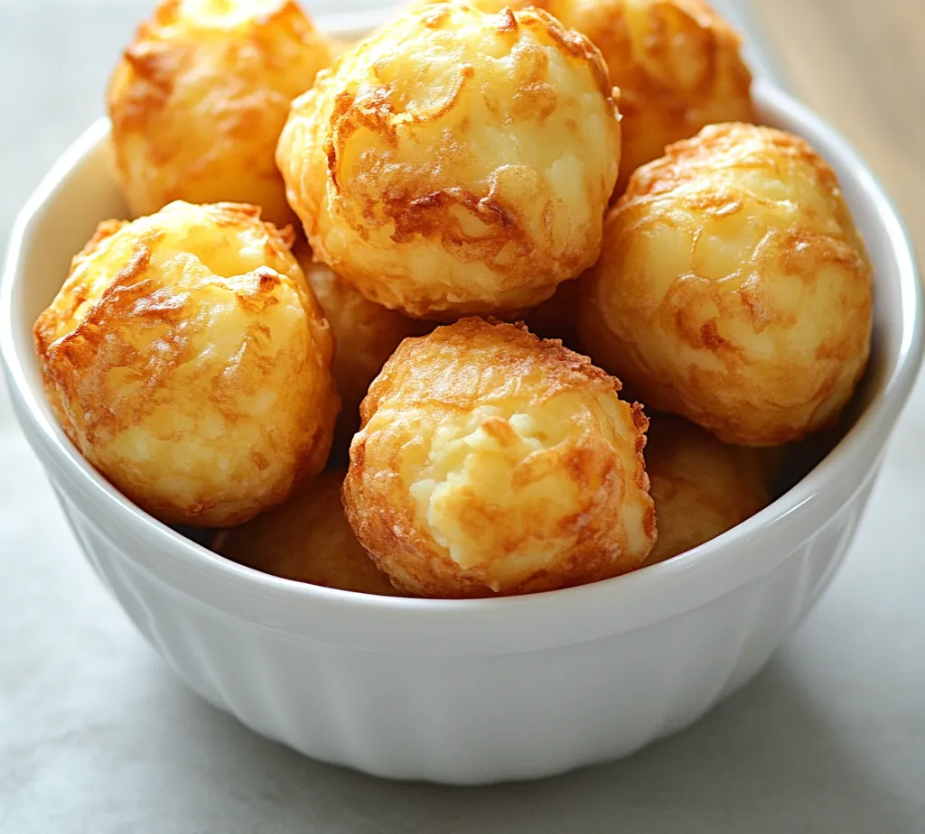 Leftover Mashed Potato Cheese Puffs are a delightful and inventive way to transform everyday leftovers into a mouthwatering treat. Utilizing the creamy, comforting nature of mashed potatoes, this recipe allows you to reinvent your leftovers into irresistibly crispy cheese puffs. They serve as a fantastic finger food for parties or gatherings, providing a rich, cheesy flavor and a satisfying crunch that’s hard to resist. Not only are these cheese puffs perfect as an appetizer, but they can also accompany any meal or simply serve as a snack for when you need something quick and delicious.
