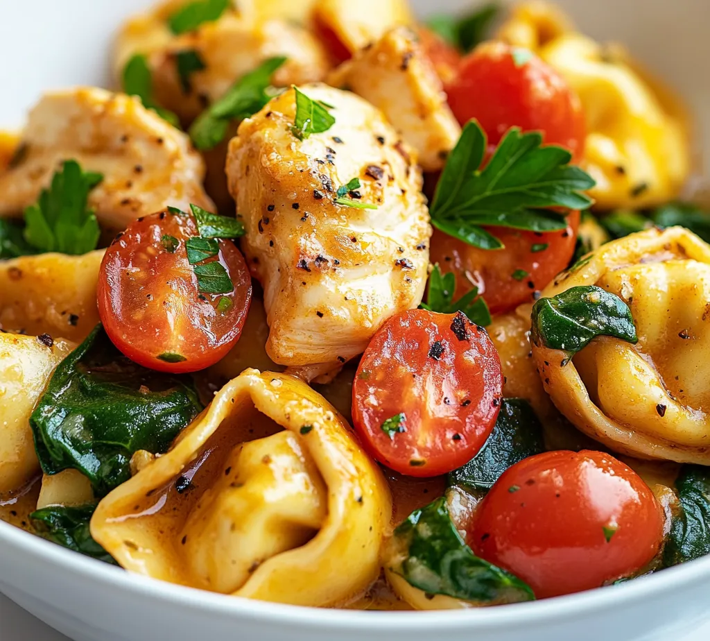 Cajun cuisine, deeply rooted in the vibrant culture of Louisiana, brings together a delightful fusion of flavors that are both bold and aromatic. Known for its rich spices and smoky undertones, it incorporates a variety of techniques and ingredients that celebrate the Southern roots of the region. One standout dish that embodies these characteristics while also fusing traditional Italian elements is the Cajun Chicken Tortellini with Creamy Garlic Sauce. It masterfully combines the indulgence of cheese tortellini with the spicy kick of Cajun-seasoned chicken, resulting in a dish that is not only satisfying but deeply flavorful.