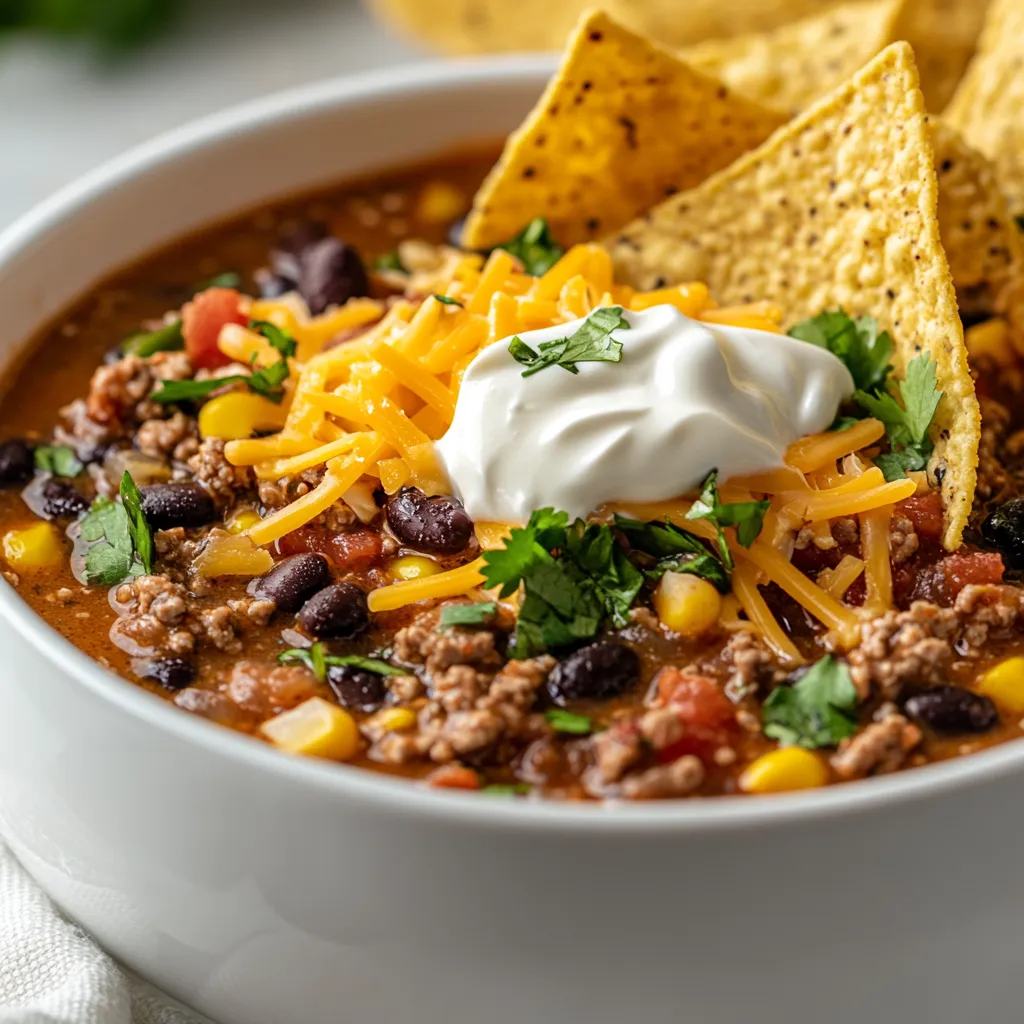 Exploring the flavors of Mexican cuisine can be as simple as whipping up a comforting bowl of creamy beef taco soup. This rich and hearty dish combines the savory flavors of seasoned ground beef, vibrant vegetables, and creamy elements, resulting in a delightful meal perfect for family gatherings or cozy evenings at home. Its blend of textures—from the smoothness of the heavy cream to the satisfying crunch of tortilla chips—ensures every bite offers a delightful experience.