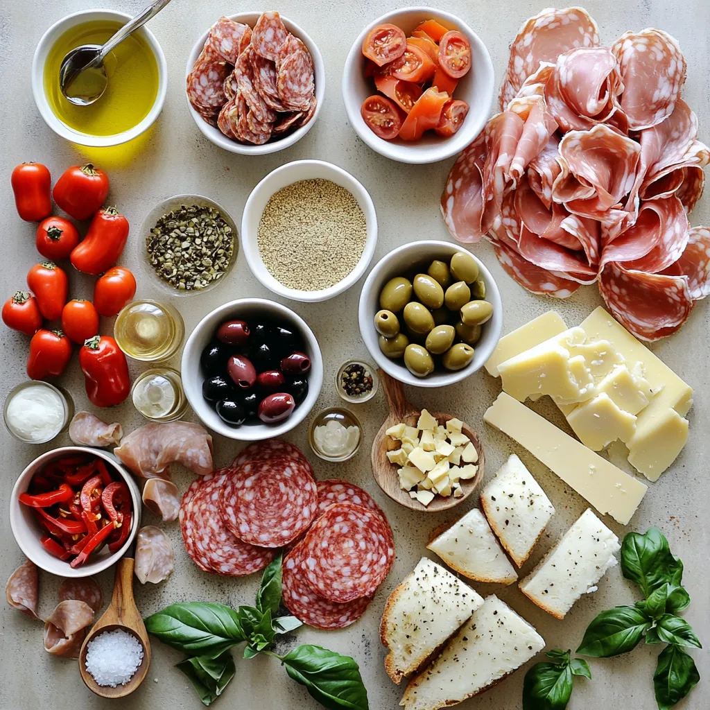 Delve into the rich culinary heritage of Italy with this gourmet Muffuletta sandwich recipe. Celebrated for its vibrant flavors and hearty textures, this sandwich is a feast for both the eyes and the palate. The combination of marinated olives, salty meats, and creamy cheese nestled between soft Italian bread makes this dish a classic. Whether served as a delightful lunch or a main attraction at a gathering, the Muffuletta truly showcases the essence of Italian cuisine.