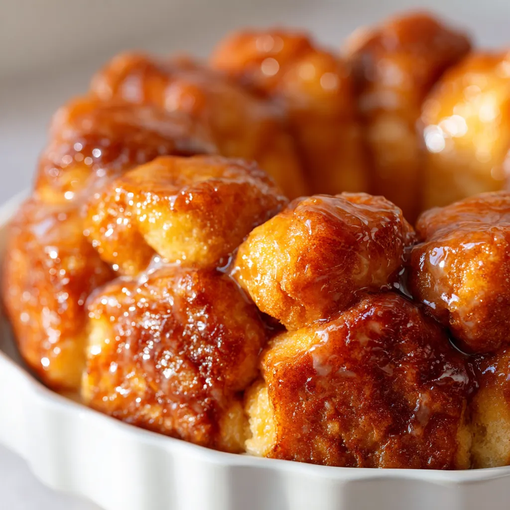 Delve into the world of irresistible desserts with this easy-to-make monkey bread recipe. Perfect for any occasion, this delightful treat combines subtle cinnamon flavors with a gooey buttery texture, making it an instant crowd-pleaser. The elegant pull-apart style not only enhances the eating experience but also adds a layer of fun when shared among family and friends. Whether you’re gearing up for a cozy family brunch, a lively dessert party, or a casual gathering, monkey bread is sure to be the highlight of the table.