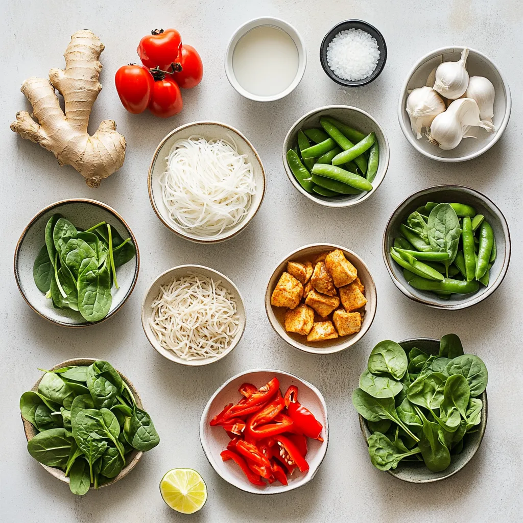 Thai cuisine is known for its vibrant flavors and unique balance between spicy, sweet, and creamy elements. The Spicy Thai Coconut Chicken Noodle Soup is a perfect example of this culinary harmony. With rich coconut milk paired with aromatic spices and tender chicken, this soup offers a comforting meal that is incredibly satisfying yet refreshingly light. It is not only delicious but also showcases the beautiful fresh ingredients typical of Thai cooking.