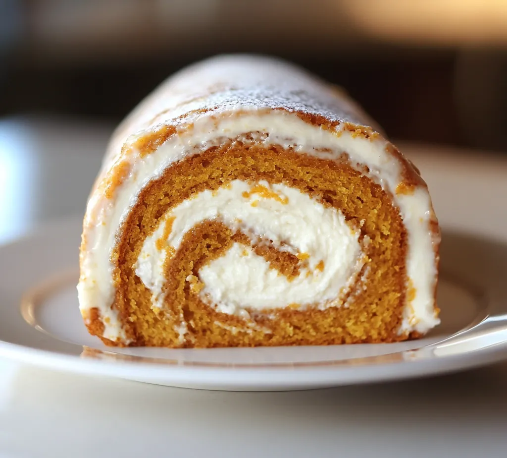 Pumpkin spice roll cake is the epitome of autumnal desserts, combining the warm flavors of pumpkin with the delightful texture of a light sponge cake. This treat not only makes for a stunning centerpiece at any gathering but also indulges the senses with its creamy filling and aromatic spices. Ideal for Thanksgiving, Halloween parties, or cozy family gatherings, this cake is sure to charm your guests with every slice.